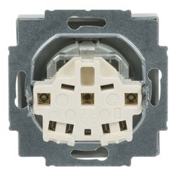 Busch Jäger future linear Schuko Kombi 20EUCKS-83 alusilber Steckdosen mit erh. Ber... BJ-2CKA002013A5272 4011395074947 (Abb. 1)