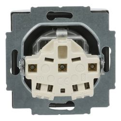 Busch Jäger pur edelstahl Schuko 20EUCKS-866 Kombi mit erhöhtem Berührungsschutz... BJ-2CKA002013A5276 4011395087534 (Abb. 1)