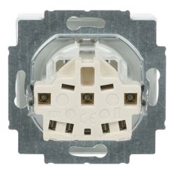 Busch Jäger SCHUKO Steckdosen-Einsatz Safety mit Schraubklemmen studioweiß Plattfor... BJ-2CKA002013A5451 4011395226766 (Abb. 1)