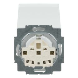 Busch Jäger carat Schuko Kombi 20EUK-84 Klappdeckel davos/studioweiss... BJ-2CKA002018A1467 4011395996270 (Abb. 1)