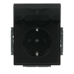 Busch Jäger SCHUKO Steckdosen-Einsatz 20 EUKB-81 anthrazit future linear... BJ-2CKA002018A1517 4011395229187 (Abb. 1)