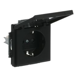 Busch Jäger SCHUKO Steckdosen-Einsatz 20 EUKB-81 anthrazit future linear... BJ-2CKA002018A1517 4011395229187 (Abb. 1)
