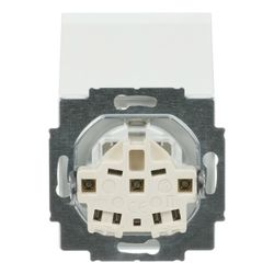 Busch Jäger SCHUKO Steckdosen-Einsatz 20 EUKB-84 studioweiß mit Klappdeckel... BJ-2CKA002018A1520 4011395229217 (Abb. 1)