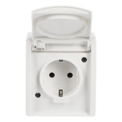 Busch Jäger APWG ocean AP Schuko 20EW-54 1fach alpinweiss Steckdose mit Klappdeckel... BJ-2CKA002083A0834 4011395083727 (Abb. 1)