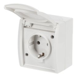 Busch Jäger APWG ocean AP Schuko 20EW-54 1fach alpinweiss Steckdose mit Klappdeckel... BJ-2CKA002083A0834 4011395083727 (Abb. 1)
