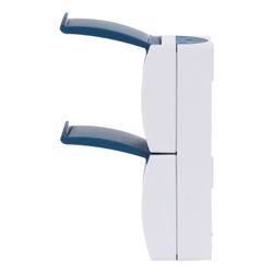 Busch Jäger APWG ocean AP Schuko 20-02EW-53 Doppelsteckdose senkrecht grau/blaugrün... BJ-2CKA002084A0701 4011395993347 (Abb. 1)