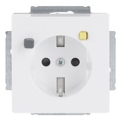 Busch Jäger FI-SCHUKOMAT SCHUKO 3120 EUCB-84 Einsatz studioweiß Sicherheitstechnik... BJ-2CKA003116A0662 4011395189641 (Abb. 1)