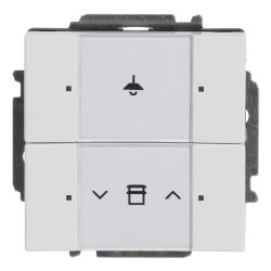 Busch Jäger Bedienelement 2f. m. BAU 6126/01-84 für Busch-Installationsbus KNX... BJ-2CKA006116A0173 4011395135730 (Abb. 1)