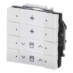Busch Jäger Bedienelement 4-fach m. BAU 6127/01-84 für Busch-Installationsbus KNX... BJ-2CKA006117A0199 4011395135877 (Abb. 1)