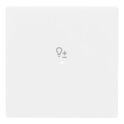 Busch Jäger Wippe 1-fach Symbol Dimmer 6234-10-84 studioweiß... BJ-2CKA006220A0046 4011395181713 (Abb. 1)
