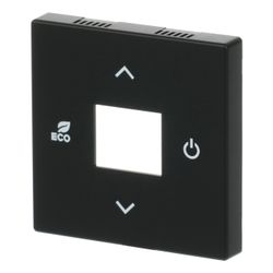 Busch Jäger Zentralscheibe RTR schwarz 6235-885 matt als Abdeckung für Raumtemperat... BJ-2CKA006220A0511 4011395205662 (Abb. 1)