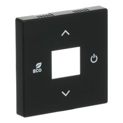 Busch Jäger Zentralscheibe RTR schwarz 6235-885 matt als Abdeckung für Raumtemperat... BJ-2CKA006220A0511 4011395205662 (Abb. 1)