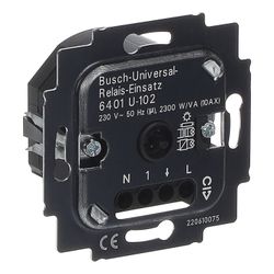 Busch Jäger UP Universal Relais 6401U-102 2300W/VA 3-Leiter Anschlusstechnik für Gl... BJ-2CKA006401A0048 4011395991299 (Abb. 1)