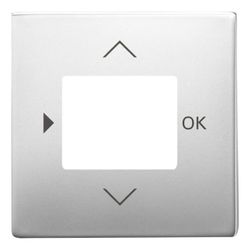 Busch Jäger pur edelstahl Abdeckung für 6435-866 Timer Edelstahl für Komfort 6455 u... BJ-2CKA006430A0344 4011395086919 (Abb. 1)
