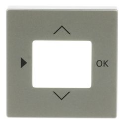 Busch Jäger pur edelstahl Abdeckung für 6435-866 Timer Edelstahl für Komfort 6455 u... BJ-2CKA006430A0344 4011395086919 (Abb. 1)