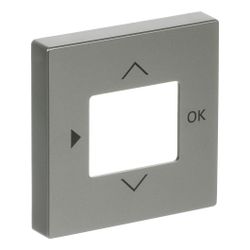 Busch Jäger pur edelstahl Abdeckung für 6435-866 Timer Edelstahl für Komfort 6455 u... BJ-2CKA006430A0344 4011395086919 (Abb. 1)