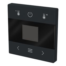Busch Jäger Zentralscheibe 1794 MDRT-885 für Raumtemperaturregler mit Display schwa... BJ-2CKA006430A0424 4011395323410 (Abb. 1)