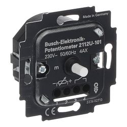 Busch Jäger UP Potentiometer elektronisch 2112U-101 0-10V 700W/VA... BJ-2CKA006599A2035 4011395463802 (Abb. 1)