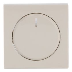 Busch Jäger carat Dimmer-Abdeckung 6540-82-101 savanne/ews mit Befestigungs-Mutter ... BJ-2CKA006599A2951 4011395125410 (Abb. 1)