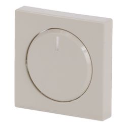 Busch Jäger carat Dimmer-Abdeckung 6540-82-101 savanne/ews mit Befestigungs-Mutter ... BJ-2CKA006599A2951 4011395125410 (Abb. 1)