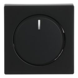 Busch Jäger Zentralscheibe für 6540-885-102 Drehdimmer schwarz matt mit Befestigung... BJ-2CKA006599A2966 4011395129487 (Abb. 1)