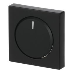 Busch Jäger Zentralscheibe für 6540-885-102 Drehdimmer schwarz matt mit Befestigung... BJ-2CKA006599A2966 4011395129487 (Abb. 1)