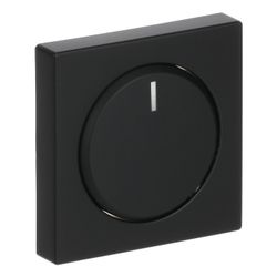 Busch Jäger Zentralscheibe für 6540-885-102 Drehdimmer schwarz matt mit Befestigung... BJ-2CKA006599A2966 4011395129487 (Abb. 1)