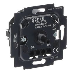 Busch Jäger DALI-Poti Broadcast UP 2117 U Busch-Dimmer DALI für Broadcastbetrieb... BJ-2CKA006599A2985 4011395152188 (Abb. 1)