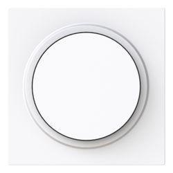 Busch Jäger Zentralscheibe 6540-44G-102 Drehdimmer mit Drehknopf weiß... BJ-2CKA006599A3052 4011395326589 (Abb. 1)