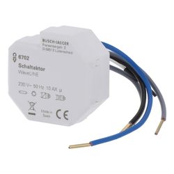 Busch Jäger Schaltaktor 1-fach 6702 Funkcontrol 3-Leiter 230 V... BJ-2CKA006700A0027 4011395150115 (Abb. 1)