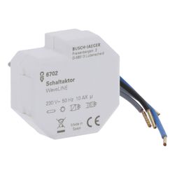 Busch Jäger Schaltaktor 1-fach 6702 Funkcontrol 3-Leiter 230 V... BJ-2CKA006700A0027 4011395150115 (Abb. 1)