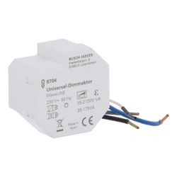 Busch Jäger Dimmaktor Funkcontrol 6704 Universal-Dimmaktor WaveLINE 47x48x33mm... BJ-2CKA006700A0029 4011395150139 (Abb. 1)