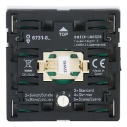 Busch Jäger future linear Wandsender 6731-84 Funkcontrol 1 Kanal studioweiß... BJ-2CKA006730A0054 4011395149966 (Abb. 1)