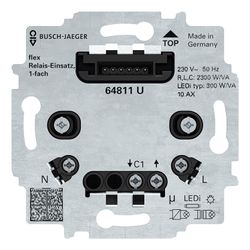 Busch Jäger Relais-Einsatz flex 64811 U 3-Leiter-Anschlusstechnik... BJ-2CKA006800A3041 4011395295366 (Abb. 1)