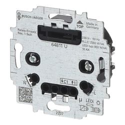 Busch Jäger Relais-Einsatz flex 64811 U 3-Leiter-Anschlusstechnik... BJ-2CKA006800A3041 4011395295366 (Abb. 1)