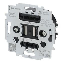 Busch Jäger e-contact-Eins.flex 1-f 64814 U 230 V 2-Leiter-Anschlusstechnik... BJ-2CKA006800A3047 4011395295380 (Abb. 1)
