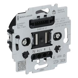 Busch Jäger e-contact-Eins.flex 1-f 64814 U 230 V 2-Leiter-Anschlusstechnik... BJ-2CKA006800A3047 4011395295380 (Abb. 1)