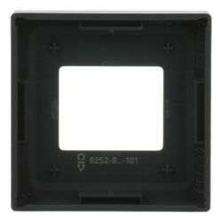 Busch Jäger Zentralscheibe schwarz 8252-885-101 matt für Busch-Radio DAB+ 8215 U-10... BJ-2CKA008200A0260 4011395304761 (Abb. 1)