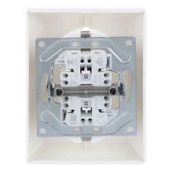 Busch Jäger SCHUKO Doppelsteckdose 202 EUJB-914 Komplettabdeckung Safety+ alpinweiß... BJ-2TKA00003911 6438199005560 (Abb. 1)
