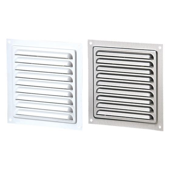 Blauberg Abdeckgitter Decor-M 150x150s A, 136x150mm, Aluminium, Insektenschutz