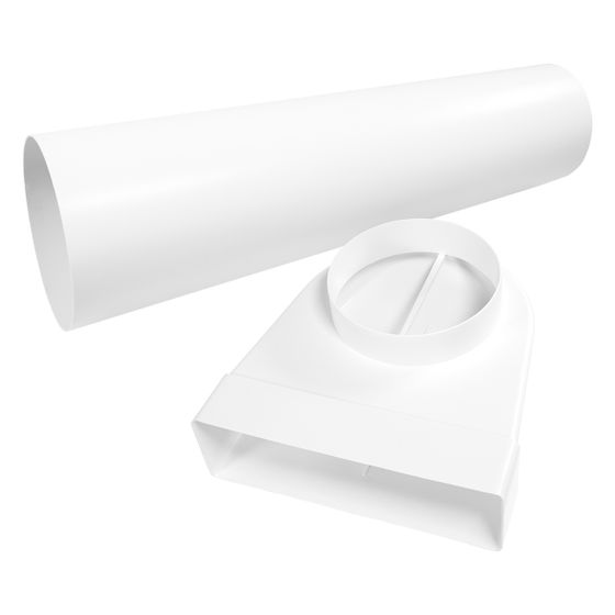 Blauberg Umlenkstück BlauPlast 125-018, 125mm, biegsam, 8000584