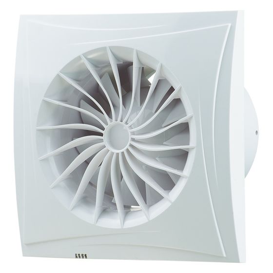 Blauberg Kleinraumventilator Sileo V2 100 T, DN 100, Nachlauftimer, Kunststoff, Weiß
