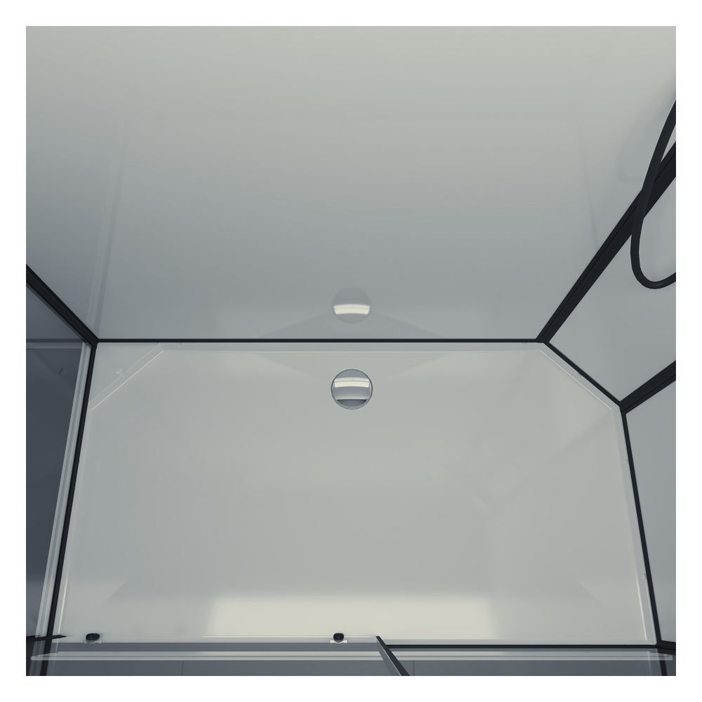 Breuer Komplettdusche als Schiebetür mit Seitenwand 900x1200mm Anschlag rechts Kl... BREUER-9449031001023 4062963334208 (Abb. 2)