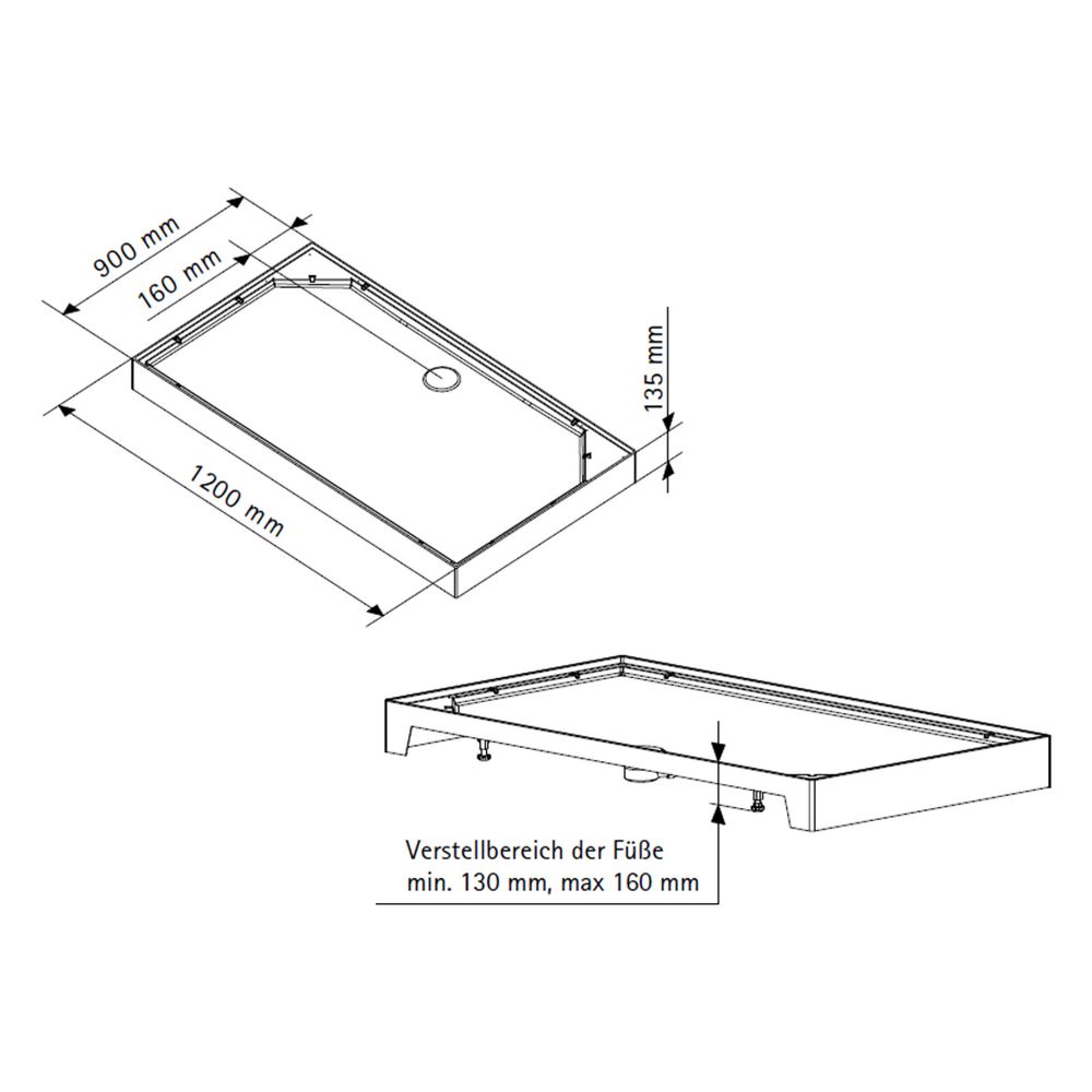 Breuer Komplettdusche als Schiebetür mit Seitenwand 900x1200mm Anschlag rechts Kl... BREUER-9449031001023 4062963334208 (Abb. 5)