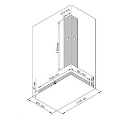 Breuer Komplettdusche als Schiebetür mit Seitenwand 900x1200mm Anschlag rechts Kl... BREUER-9449031001023 4062963334208 (Abb. 1)
