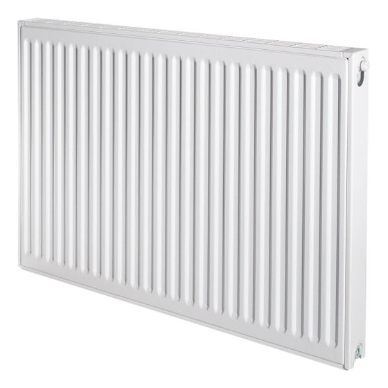 Brötje Flachheizkörper EuroProfil Kompakt Typ 21 K 300x72x1400mm, profilierte Front, Weiß, 651W bei 70/40/20 Grad C