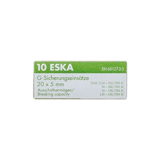 Brötje Feinsicherung 5x20 T 6,3A, 10 Stück