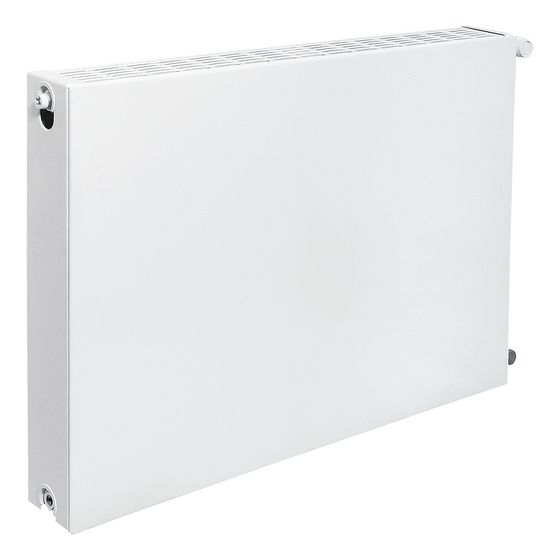 Brötje Flachheizkörper EuroPlan Kompakt Typ 22 KP 600x102x1000mm, glatte Front, Weiß, 1028W bei 70/40/20 Grad C