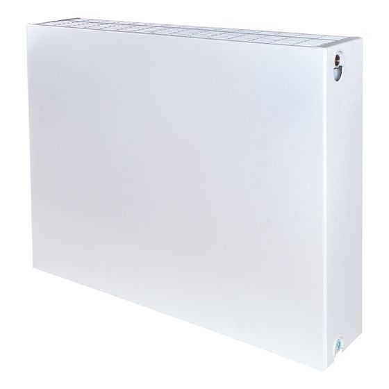Brötje Flachheizkörper EuroPlan Kompakt Typ 33 KP 900x158x3000mm, glatte Front, Weiß, 5670W bei 70/40/20 Grad C
