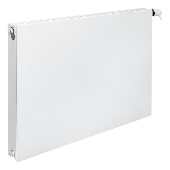 Brötje Ventil-Flachheizkörper EuroPlan Excellent Typ 10 EP 600x70x3000mm, glatter Front, Weiß, rechts, 945W bei 70/40/20